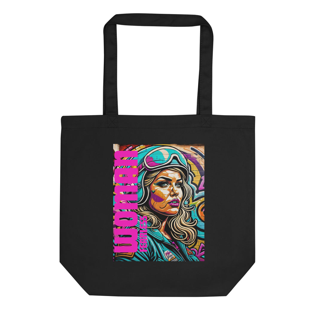 Fearless woman 4 eco tote bag